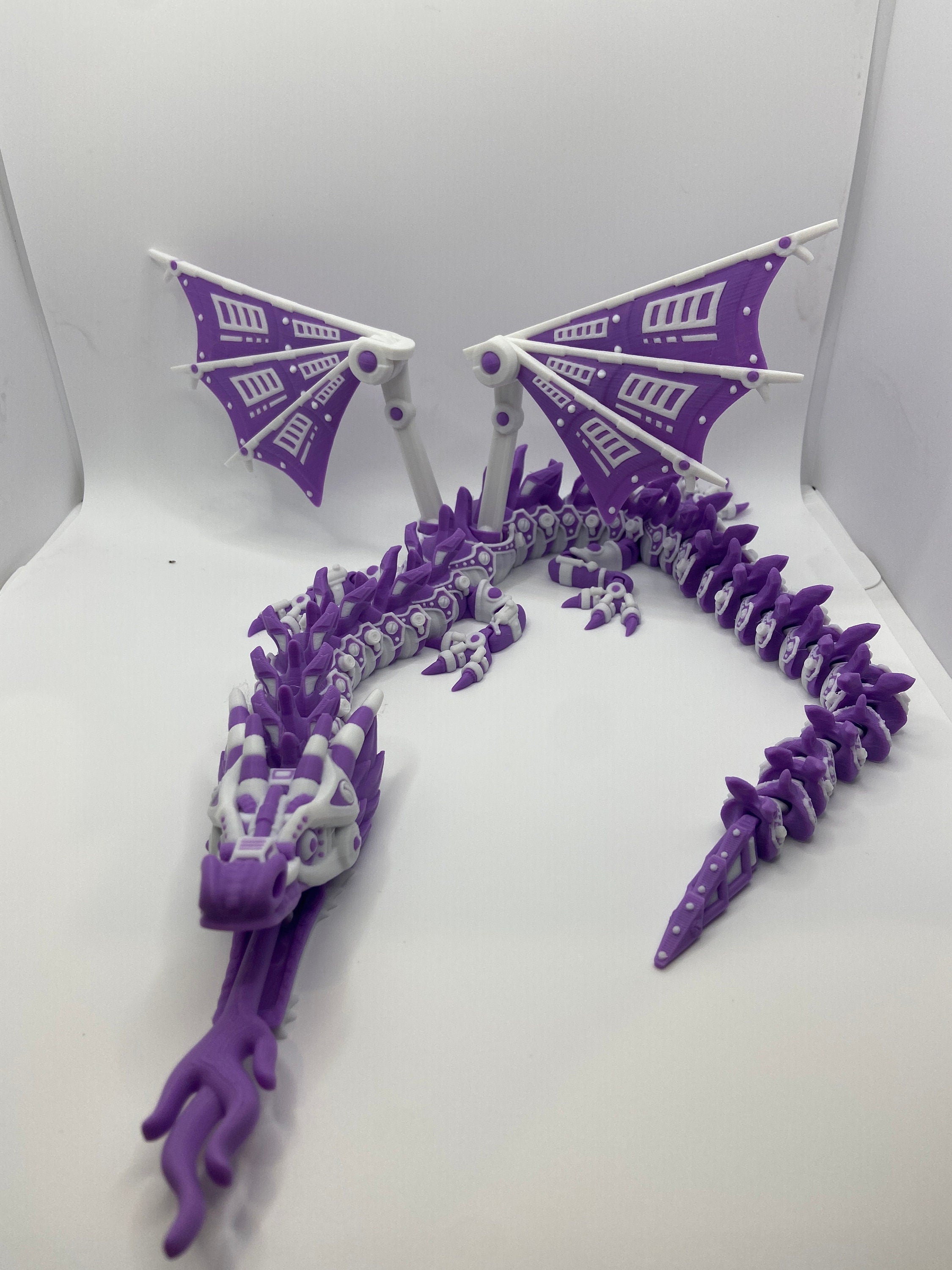 Flexi Mech Dragon - Fully Articulating - Multi-colored