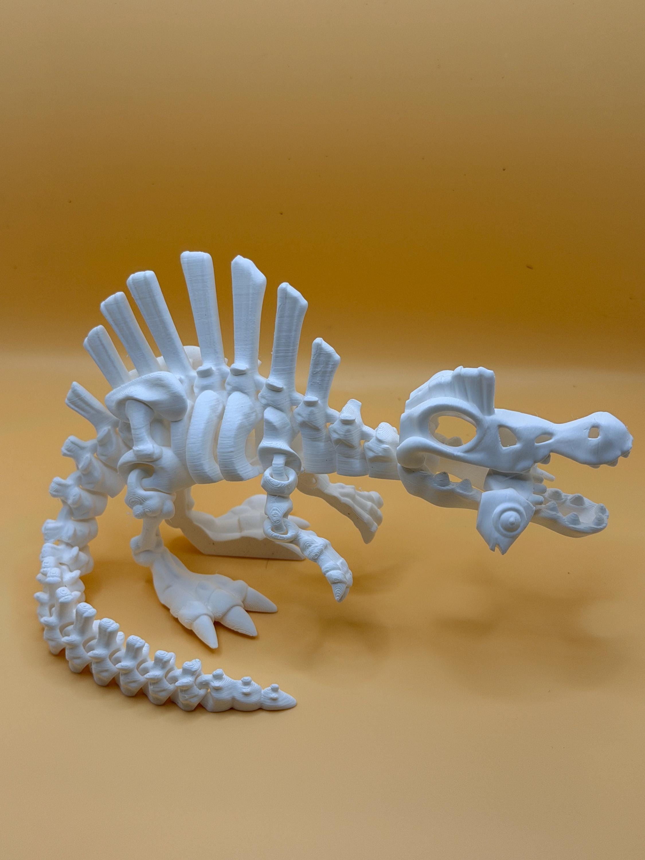 3D Printed Skeleton Dinosaur & Animal Figures | Choose Your Model | Desk Decor