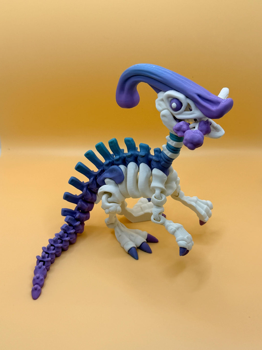 Multicolor 3D Printed Skeleton Dinosaur & Animal Figures | Choose Your Model | Color Accent Bones