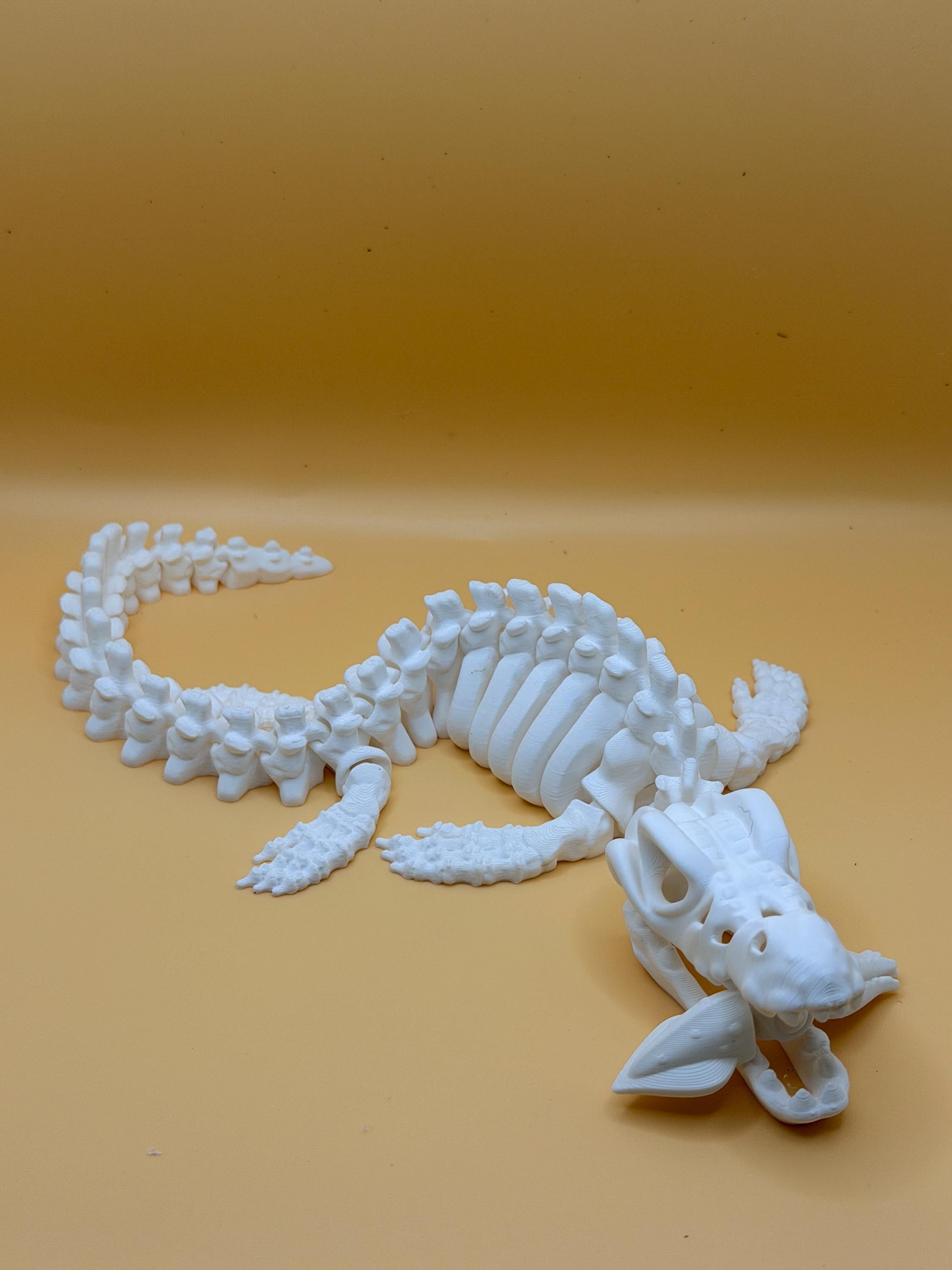 3D Printed Skeleton Dinosaur & Animal Figures | Choose Your Model | Desk Decor