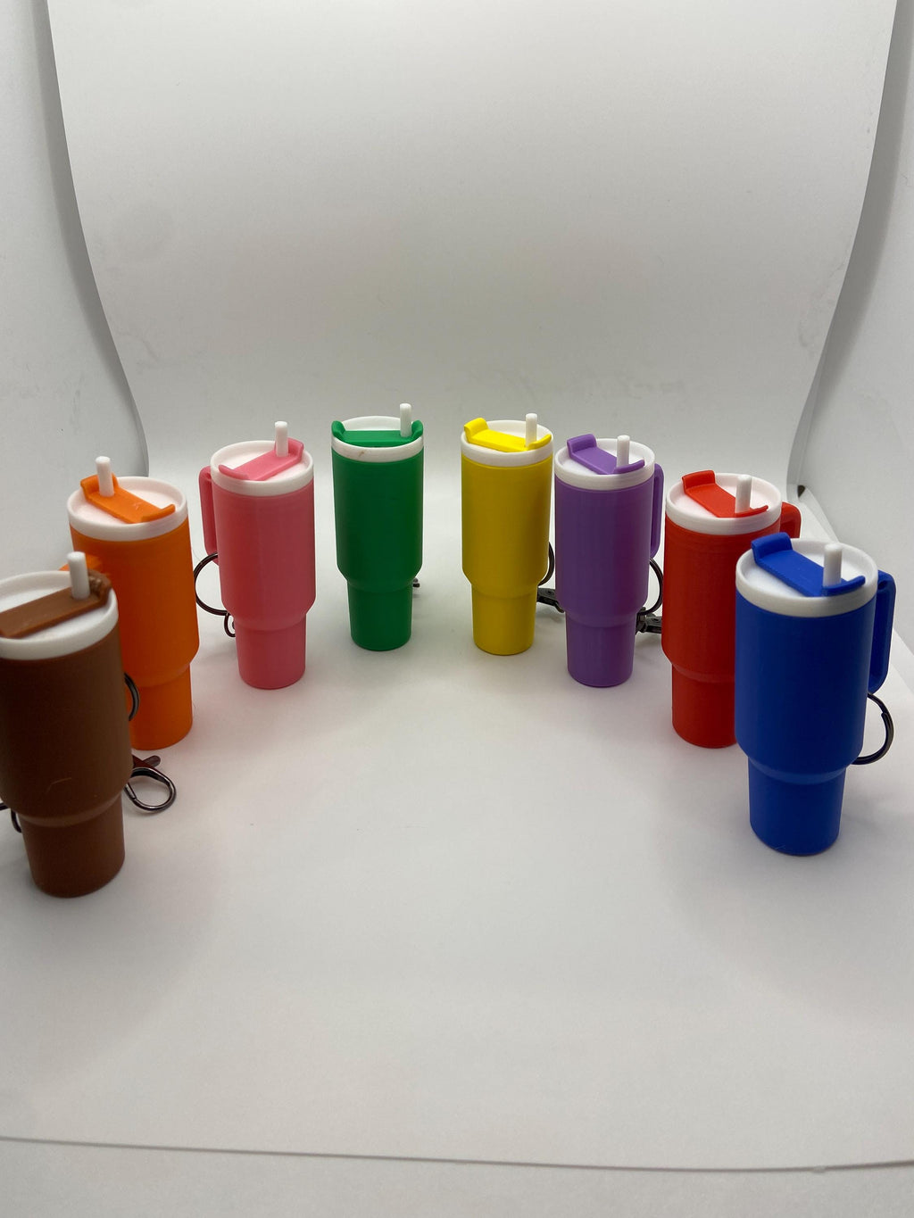 Mini Tumbler Keychain - Mini Stanley Cup - Solid Colors