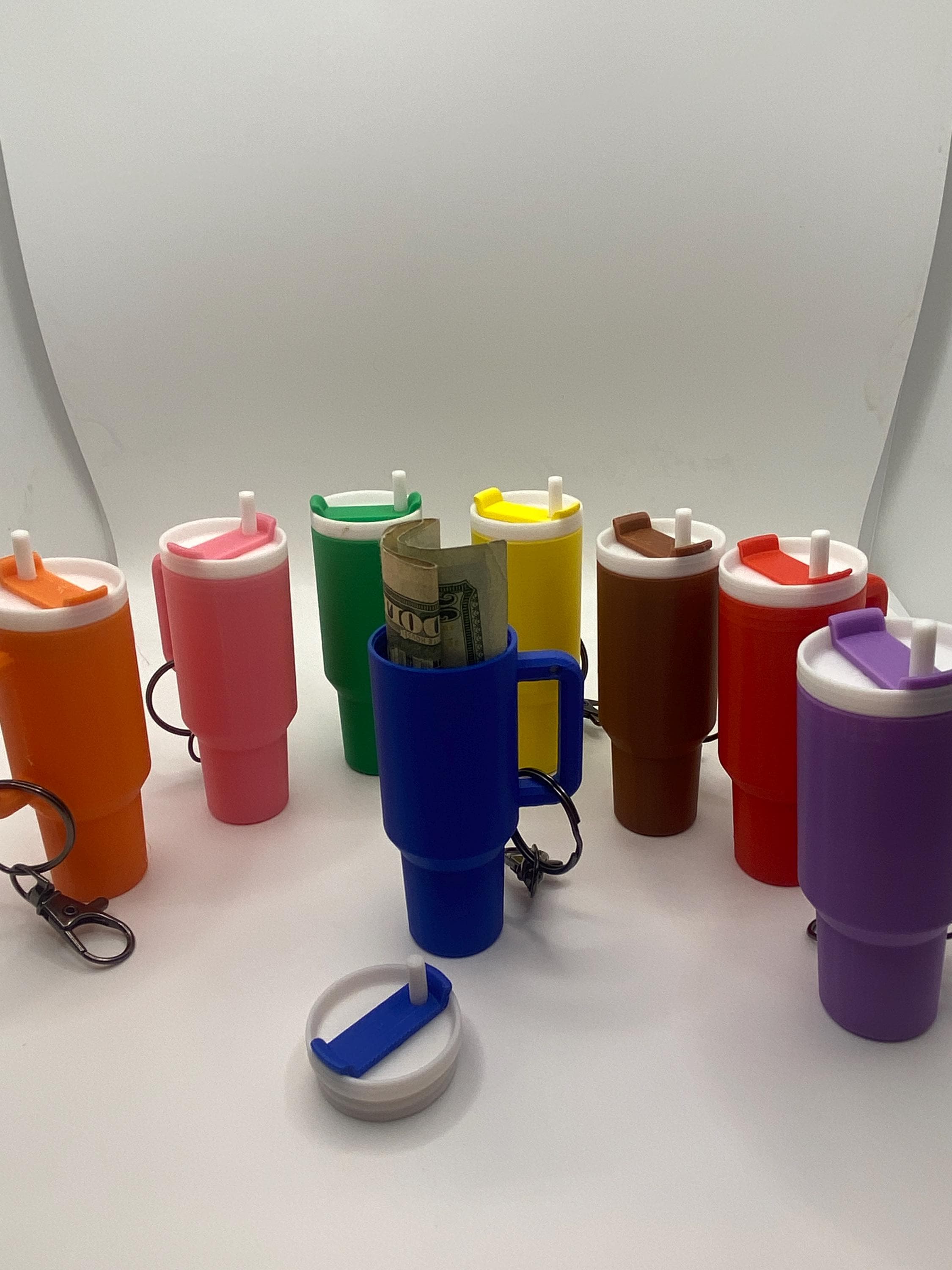 Mini Tumbler Keychain - Mini Stanley Cup - Solid Colors