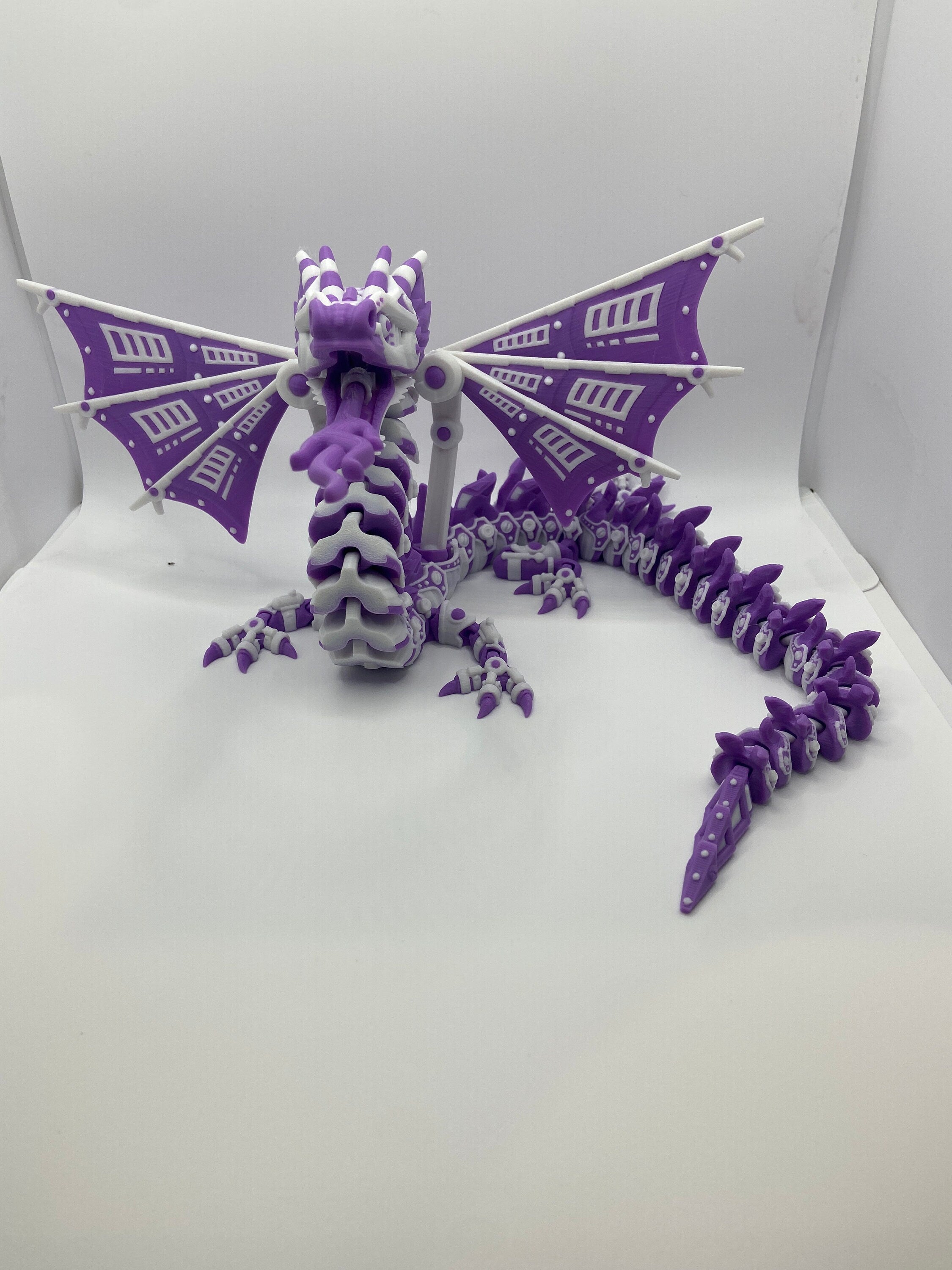 Flexi Mech Dragon - Fully Articulating - Multi-colored