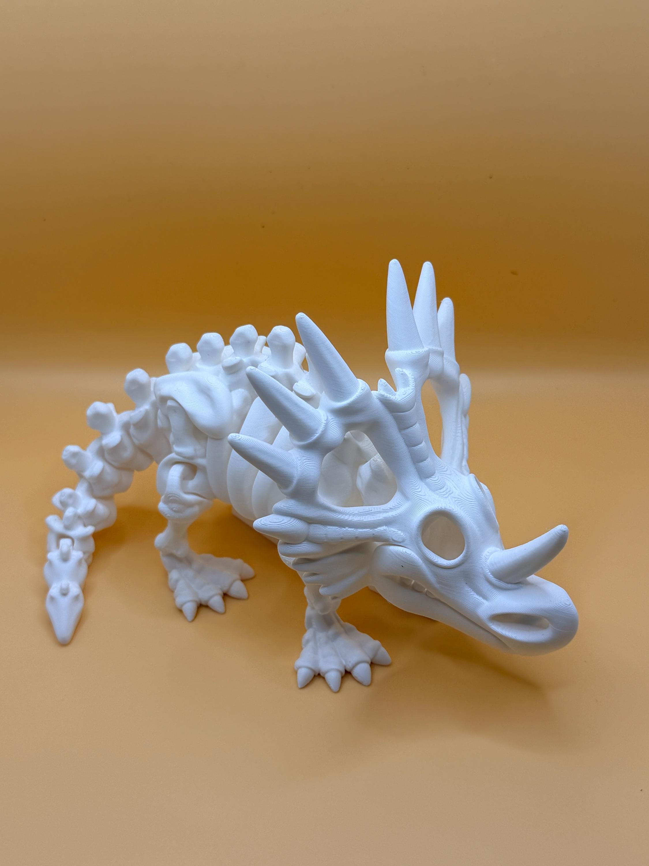 3D Printed Skeleton Dinosaur & Animal Figures | Choose Your Model | Desk Decor
