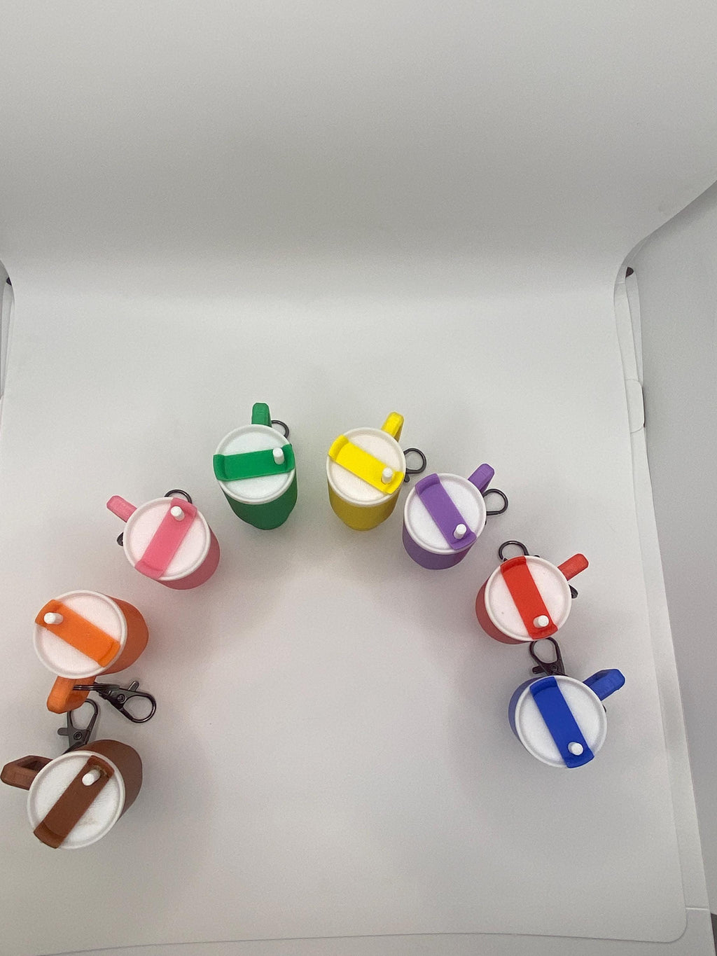 Mini Tumbler Keychain - Mini Stanley Cup - Solid Colors