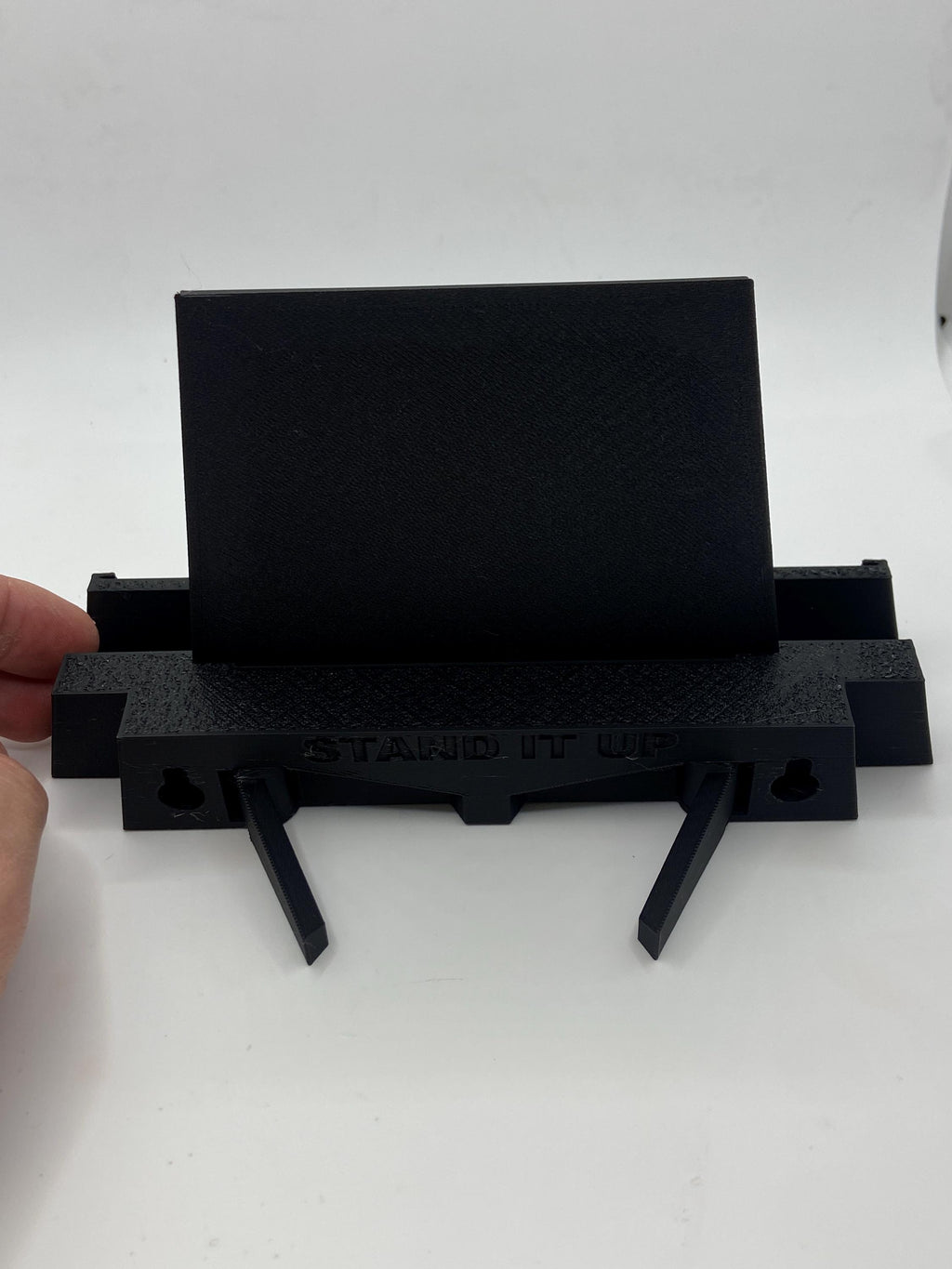 Interchangeable Comic Display Stand | 3D Printed Hero Logo Desk Stand