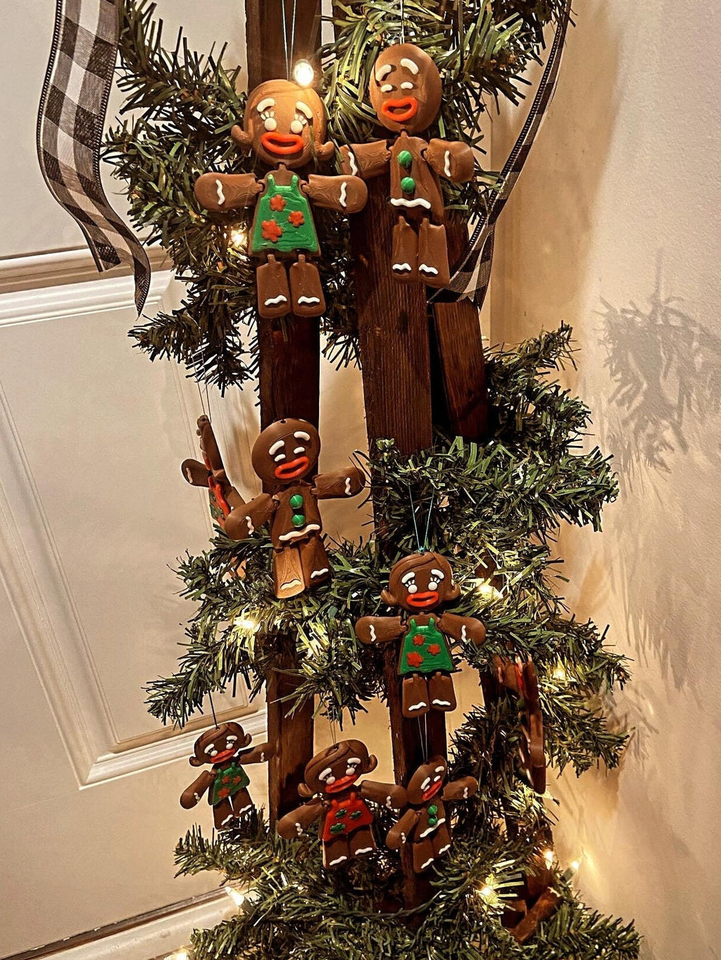3D Printed Gingerbread Christmas Ornaments