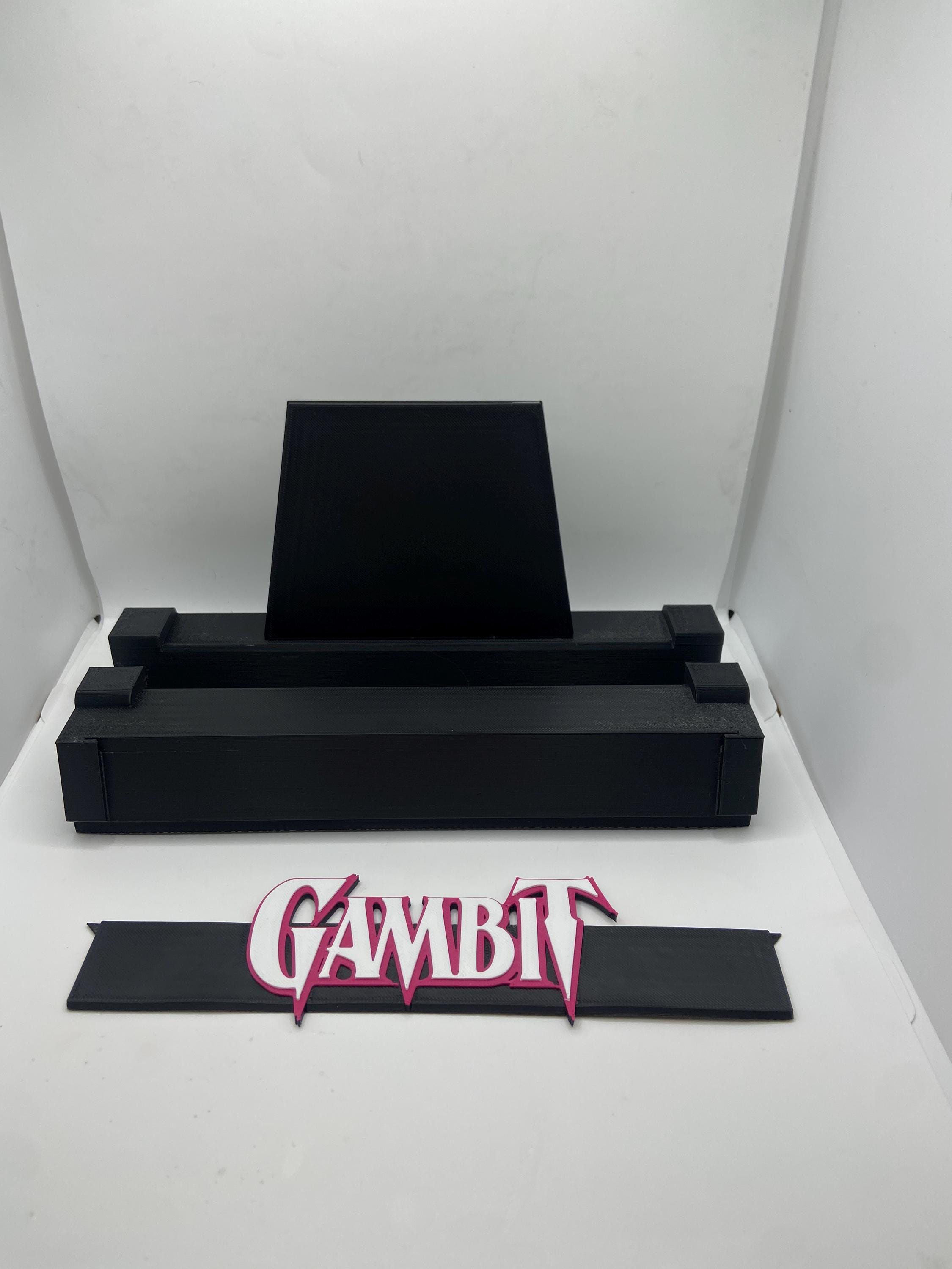 Interchangeable Comic Slab Display Stand | Graded Comic Holder with Custom Nameplate