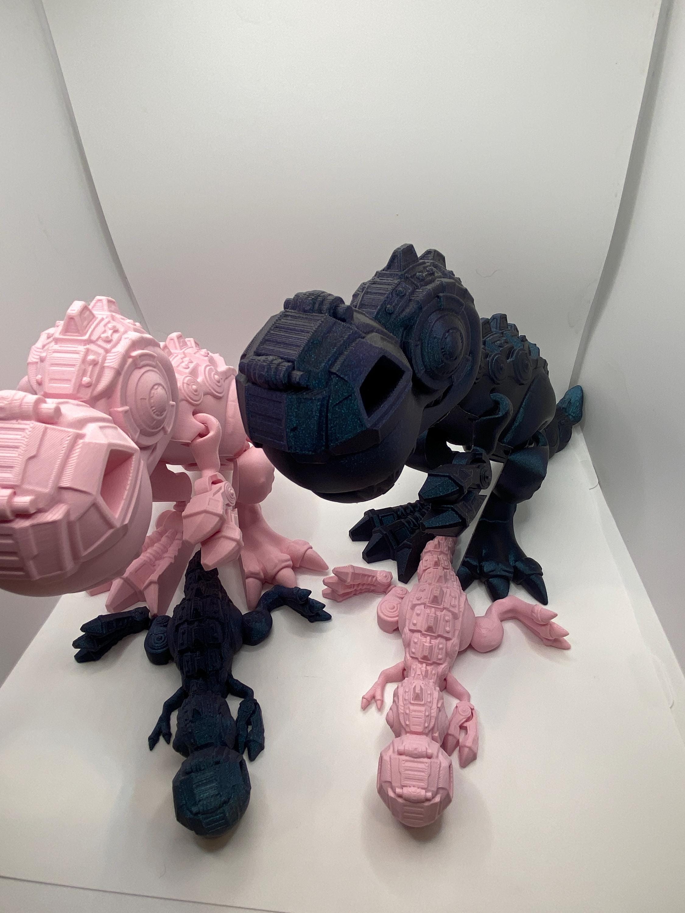 Flexi Cyborg Dino - Fun Articulating Fidget Toy