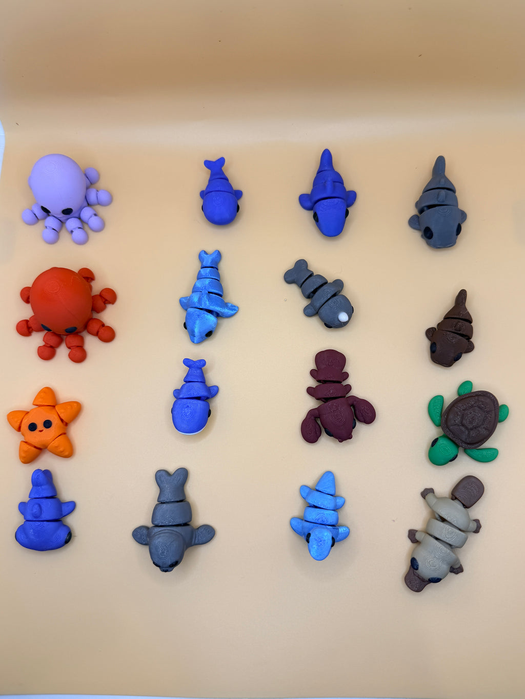 Articulating Mini Animals: Sensory Fidget Toys, Pocket Pals