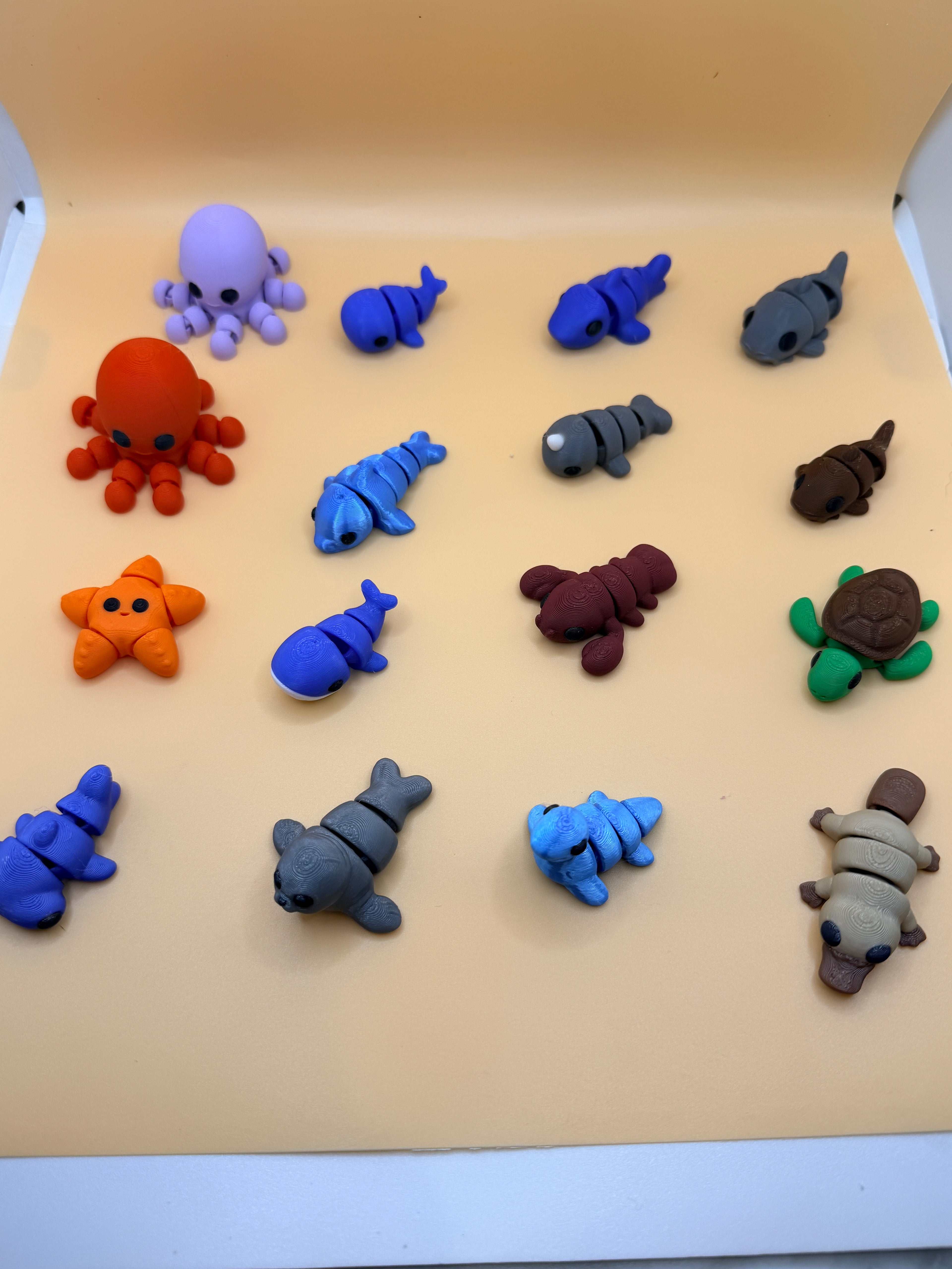 Articulating Mini Animals: Sensory Fidget Toys, Pocket Pals