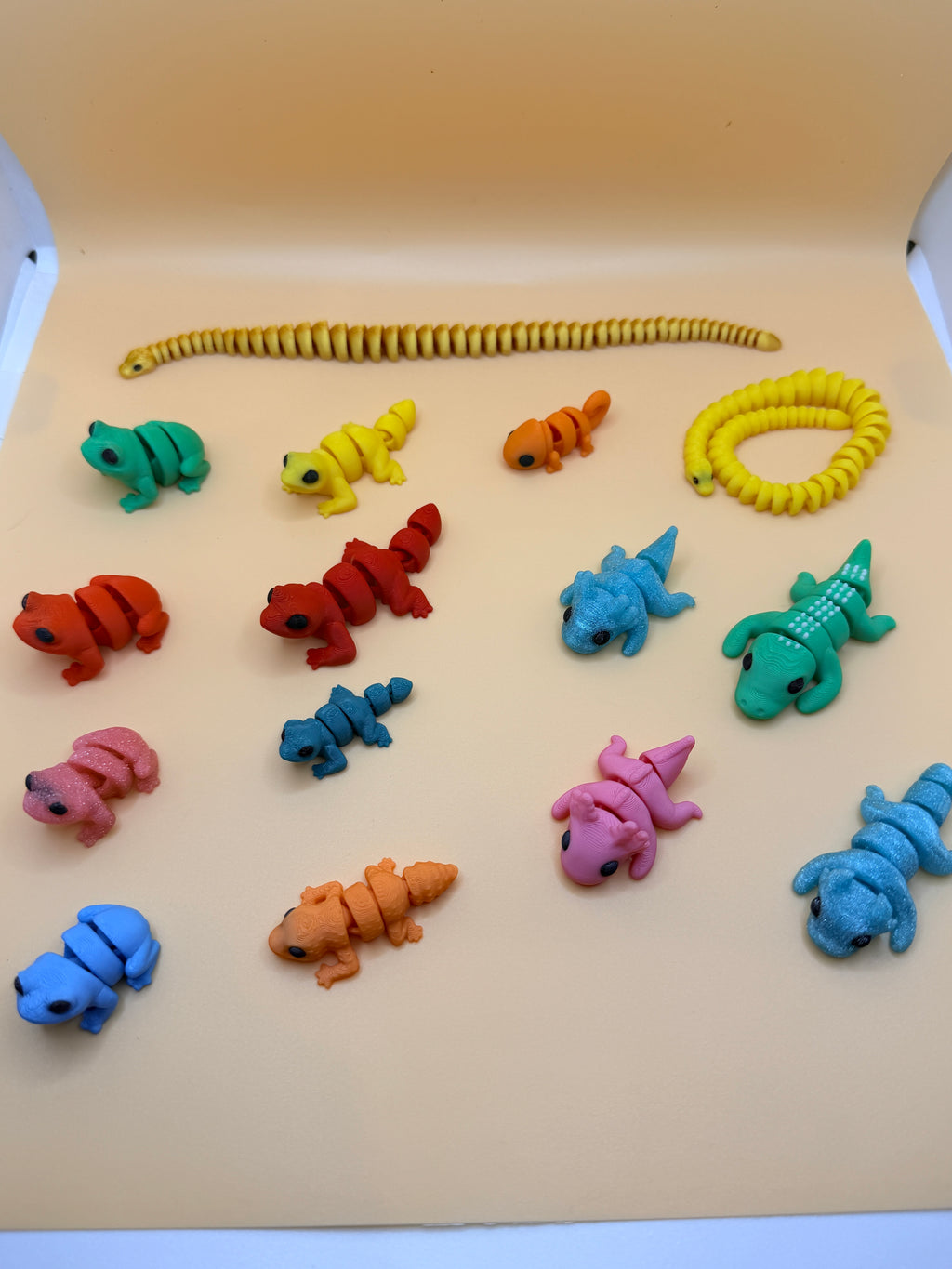 Articulating Mini Animals: Sensory Fidget Toys, Pocket Pals