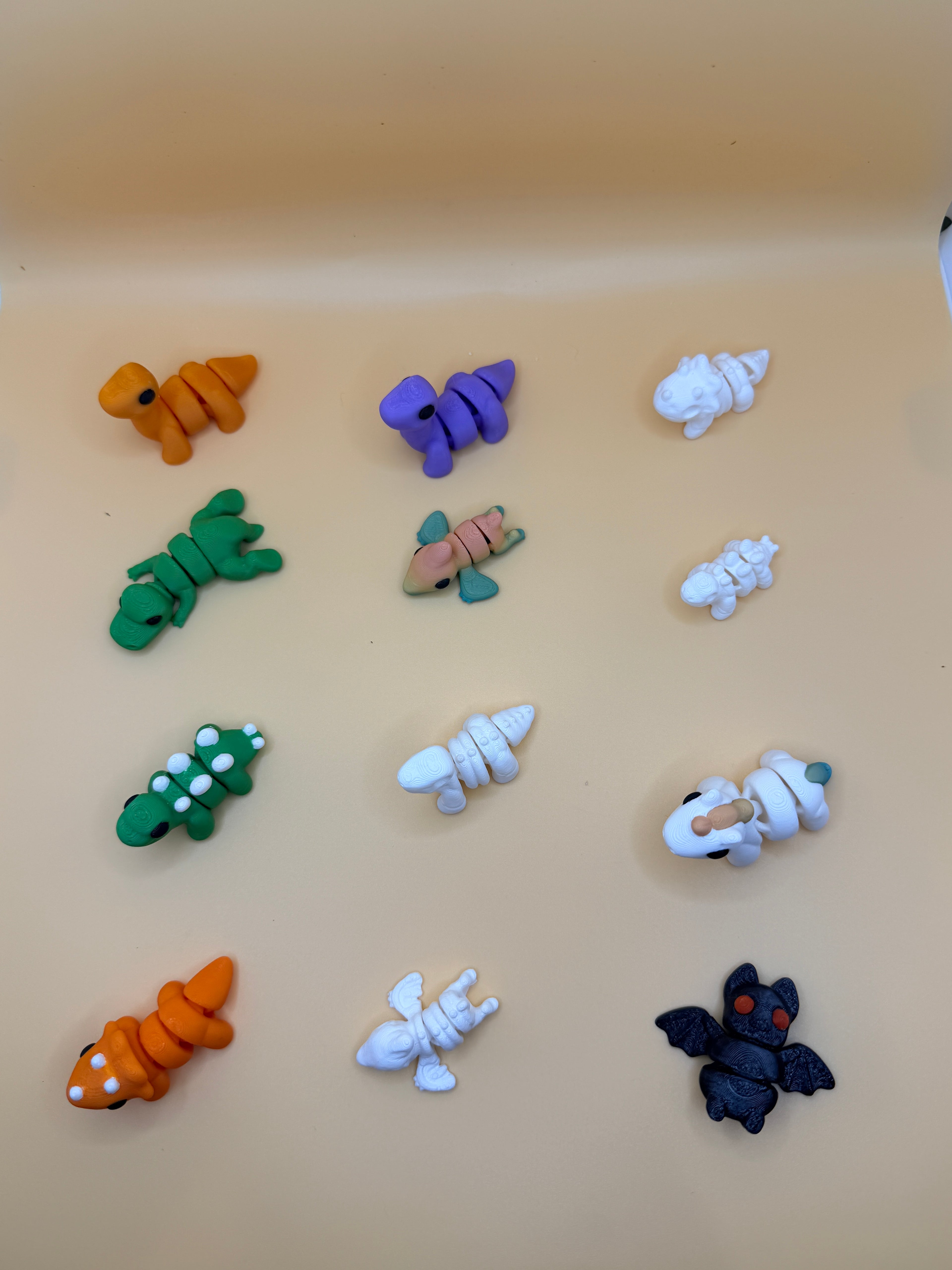 Articulating Mini Animals: Sensory Fidget Toys, Pocket Pals