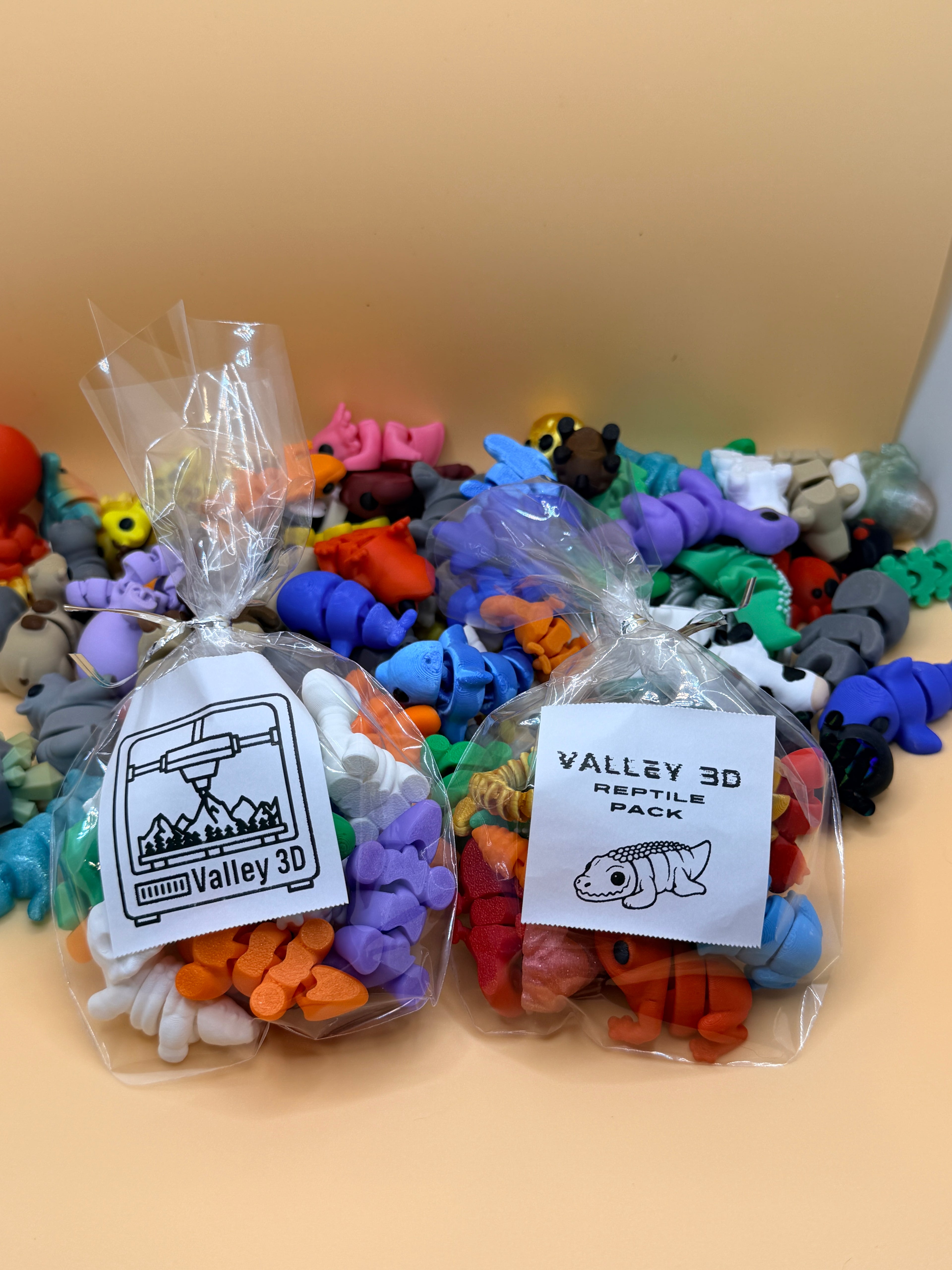 Articulating Mini Animals: Sensory Fidget Toys, Pocket Pals