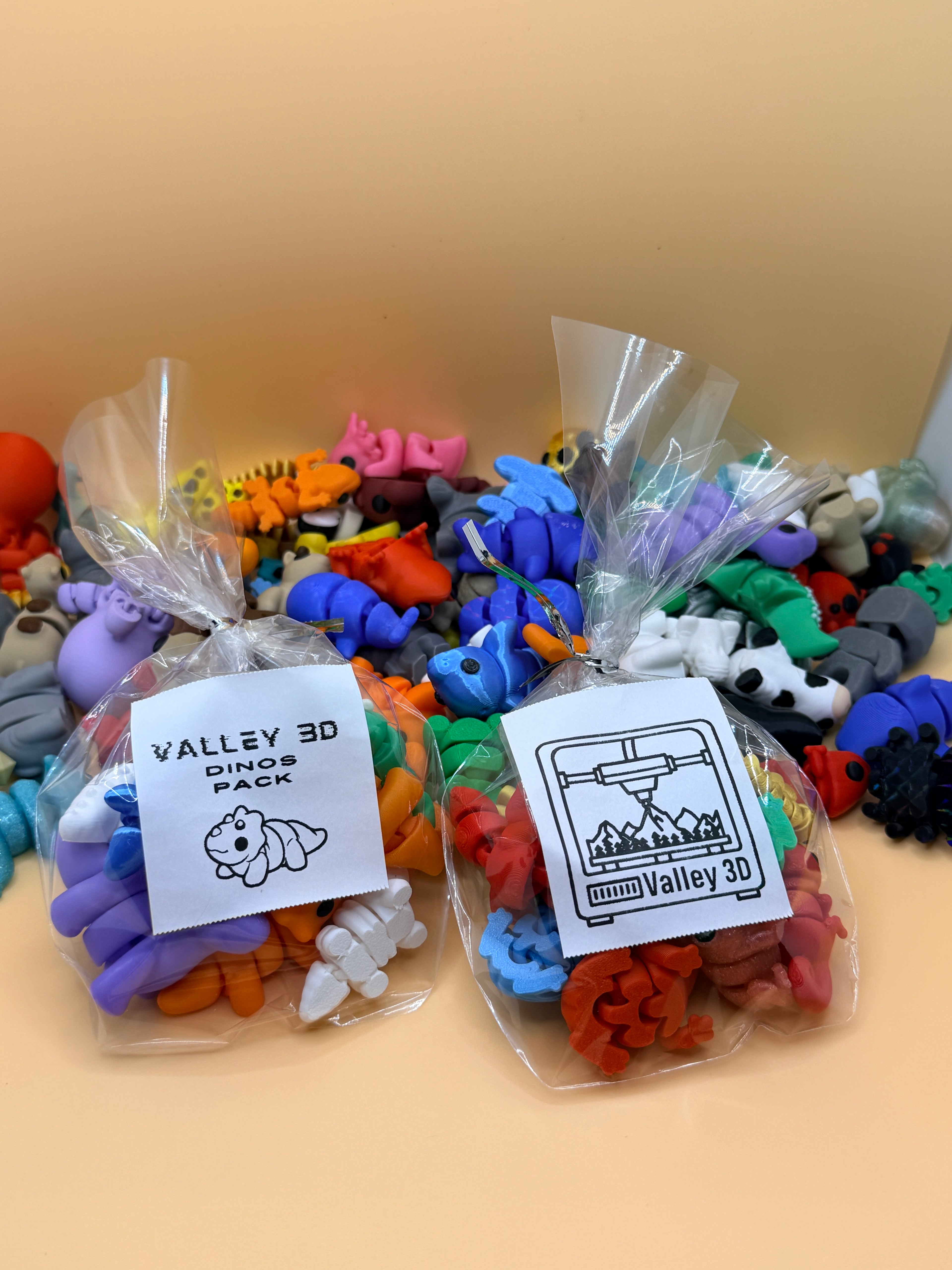 Articulating Mini Animals: Sensory Fidget Toys, Pocket Pals