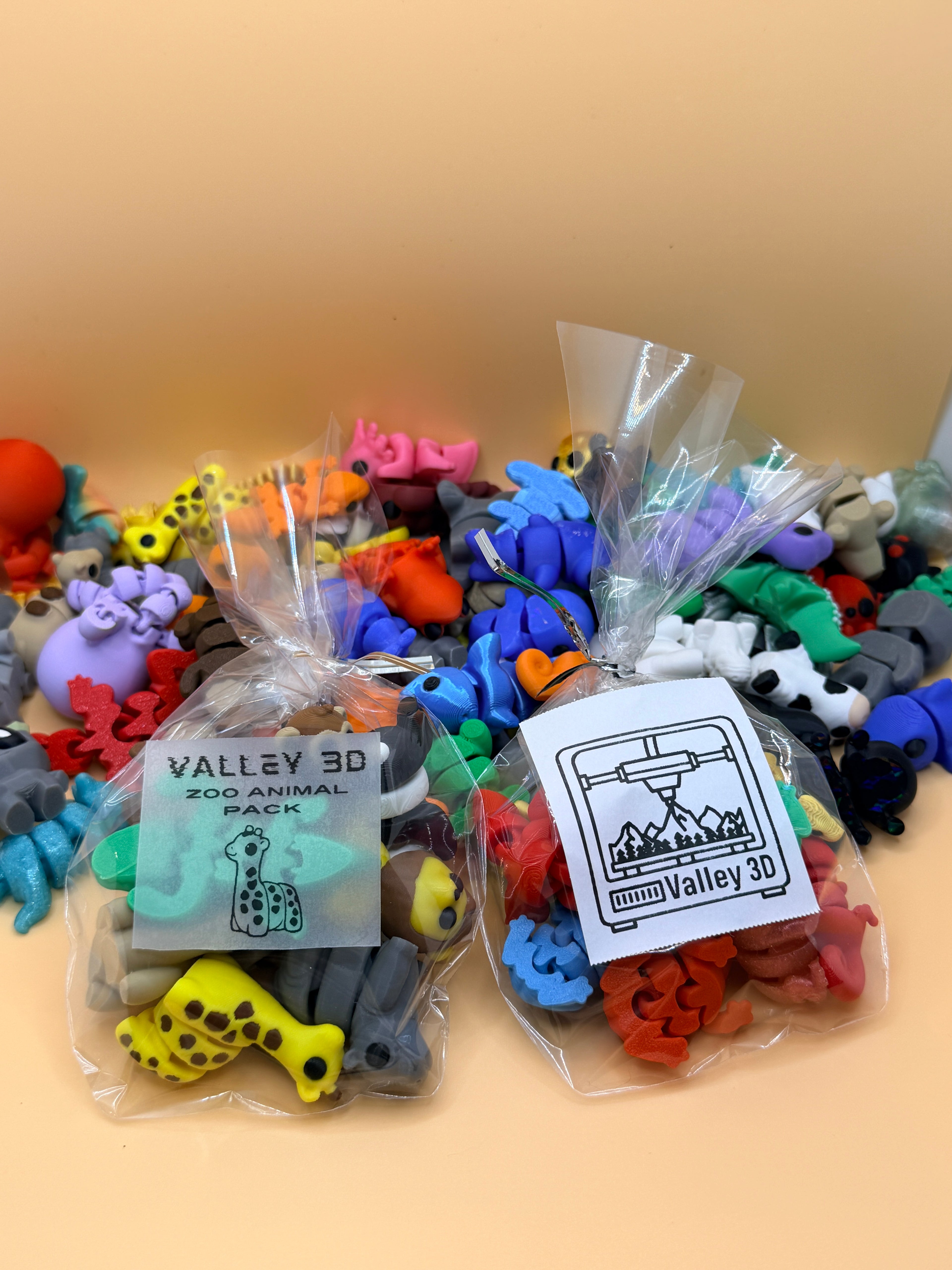 Articulating Mini Animals: Sensory Fidget Toys, Pocket Pals