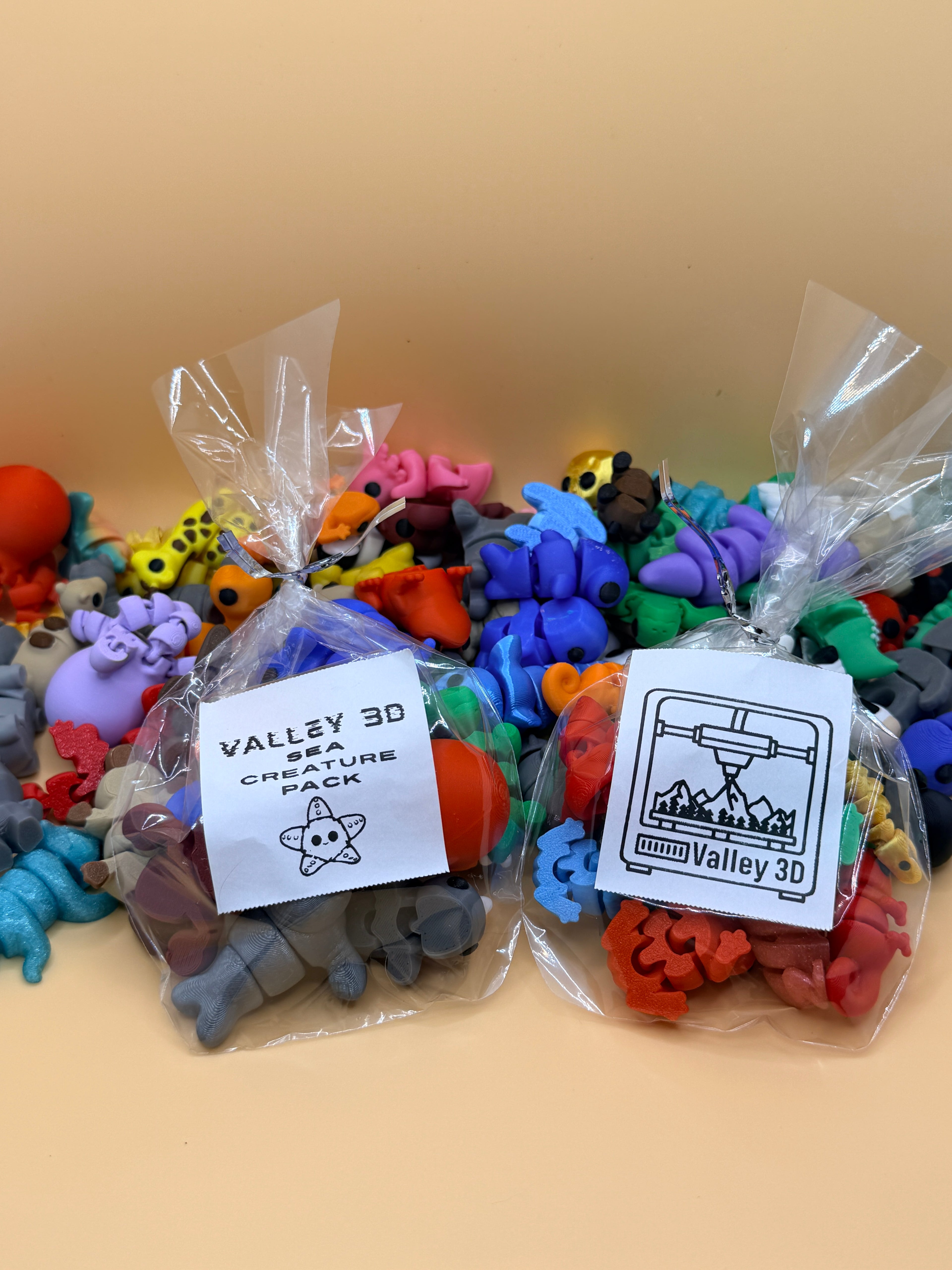 Articulating Mini Animals: Sensory Fidget Toys, Pocket Pals