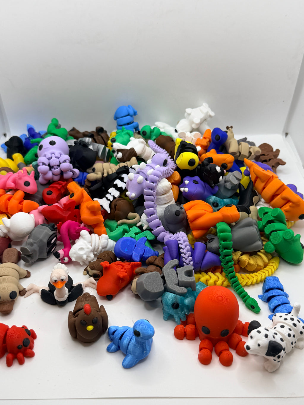 Articulating Mini Animals: Sensory Fidget Toys, Pocket Pals