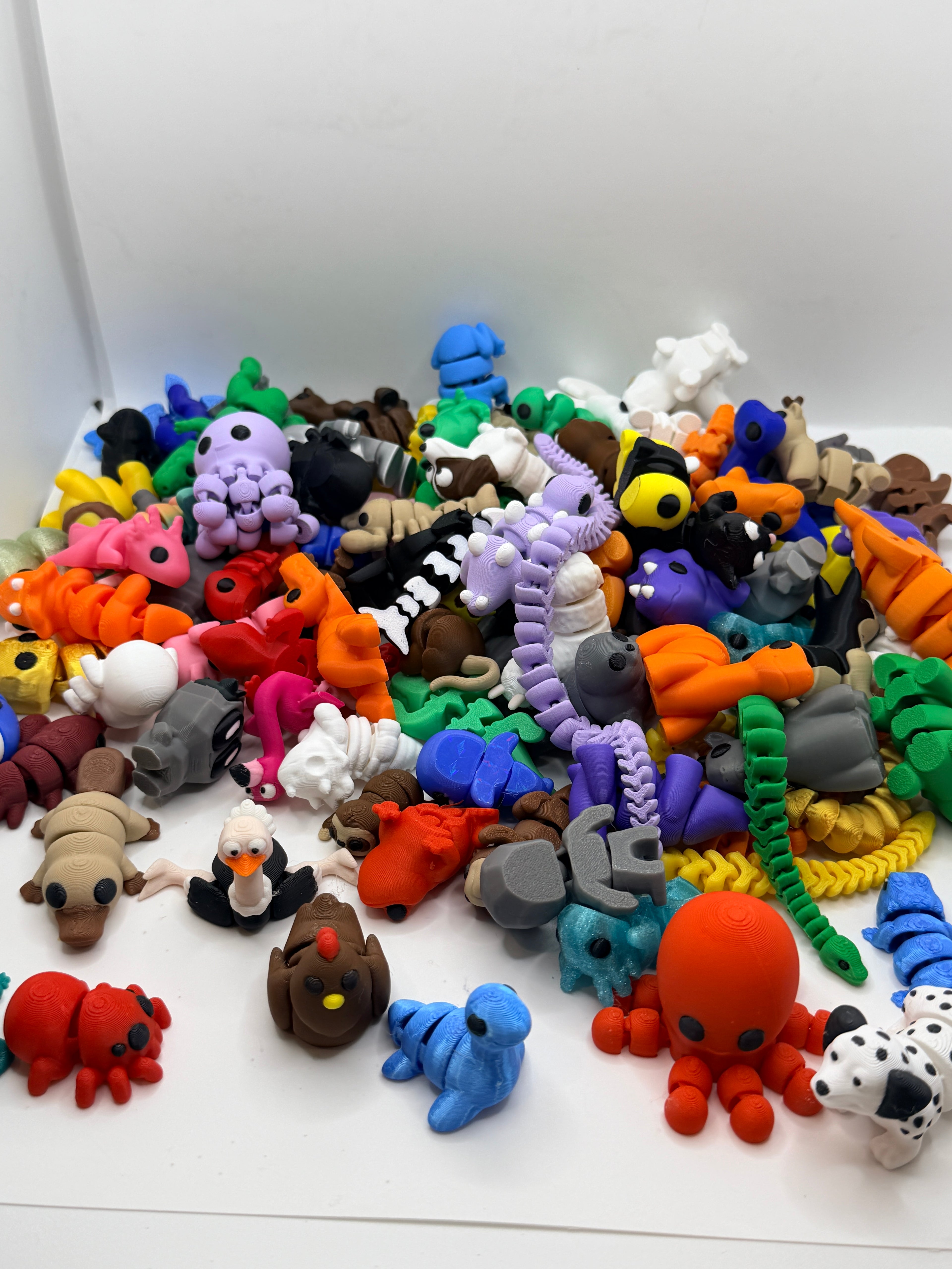 Articulating Mini Animals: Sensory Fidget Toys, Pocket Pals
