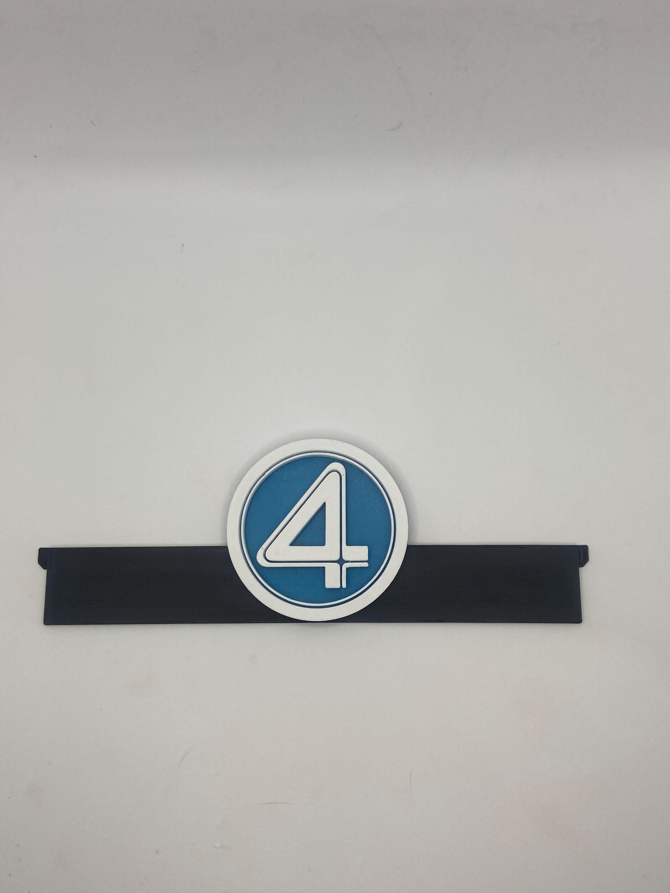 Interchangeable Comic-Style Nameplate Packs | Modular Display Logo Plates | 3D Printed Fan-Inspired Nameplates