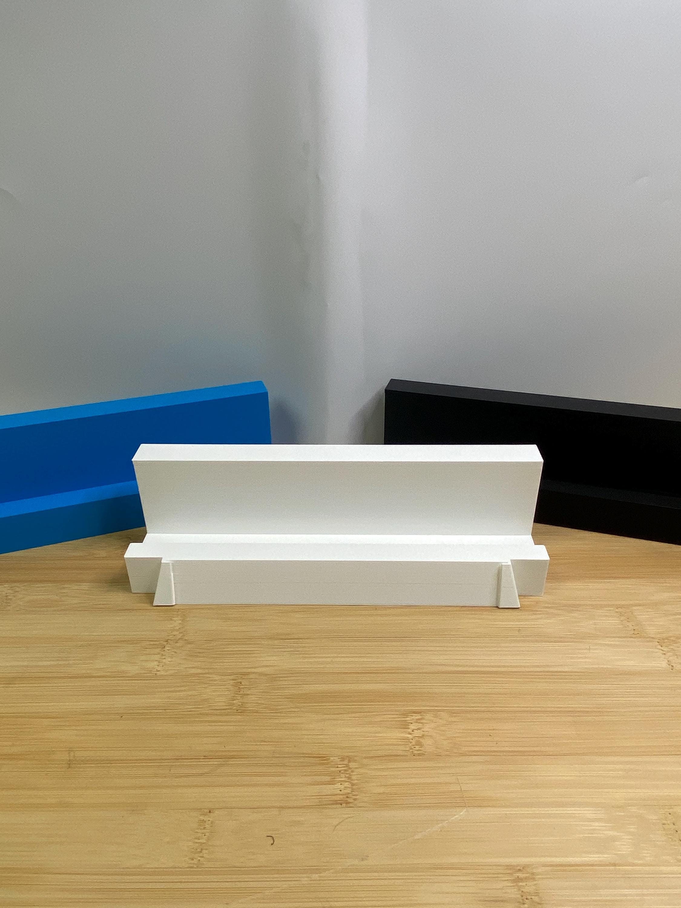 Modular Display Shelf System | Wall Mounted Collector | Expandable with Interchangeable Nameplate Option