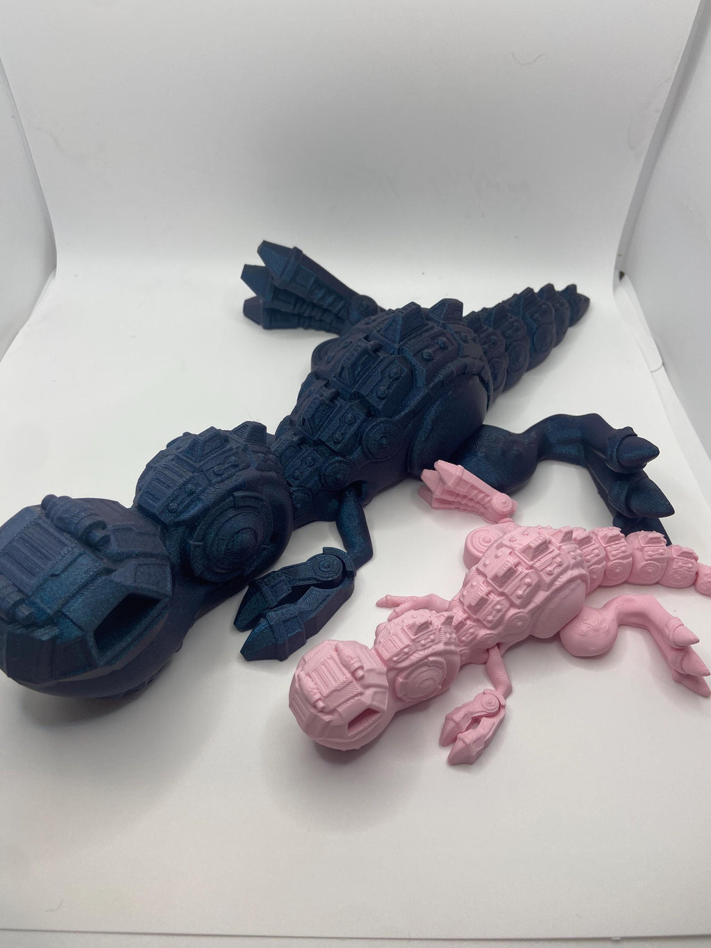 Flexi Cyborg Dino - Fun Articulating Fidget Toy