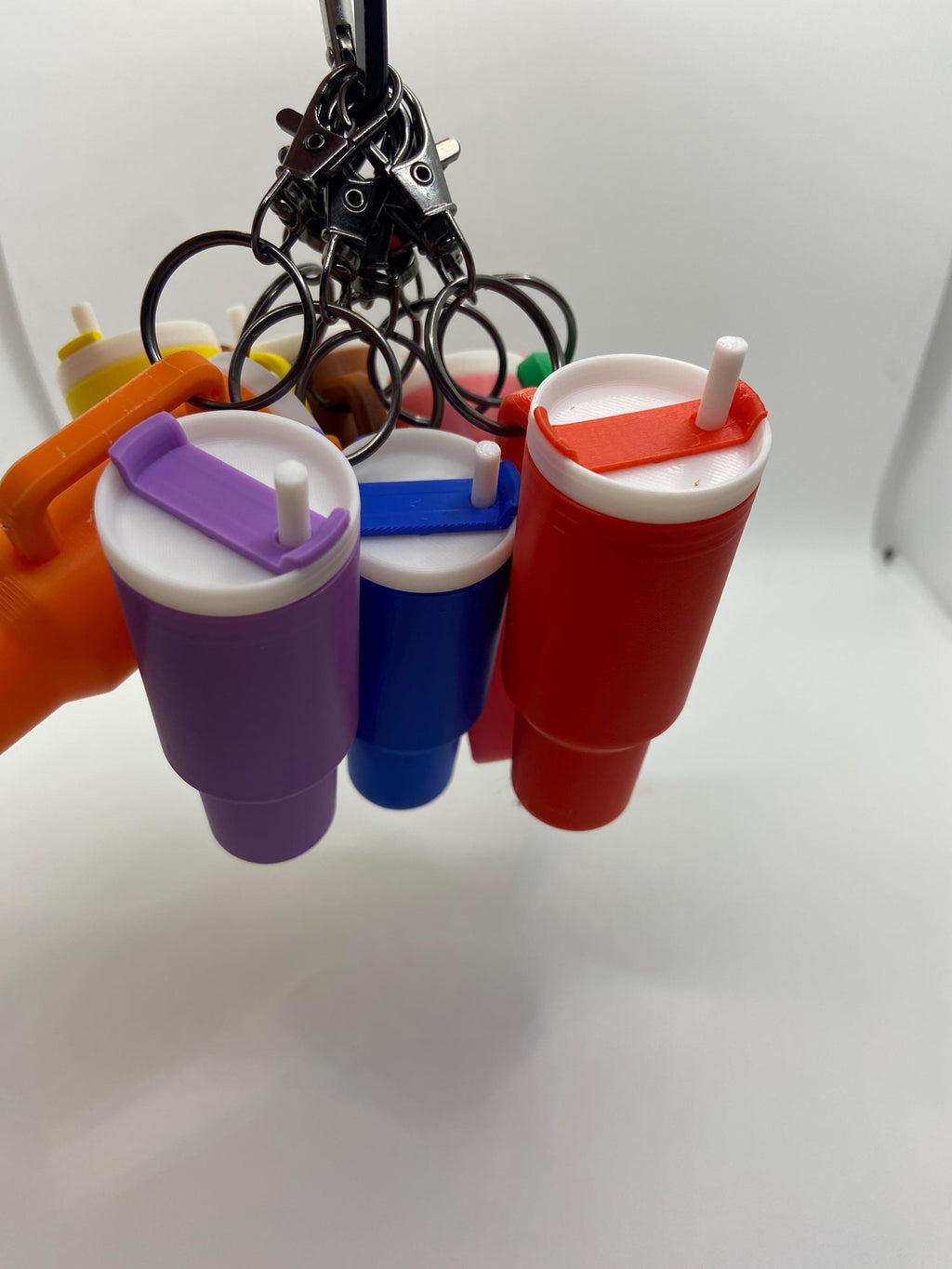 Mini Tumbler Keychain - Mini Stanley Cup - Solid Colors