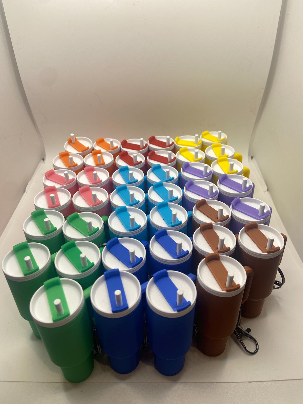 Mini Tumbler Keychain - Mini Stanley Cup - Solid Colors