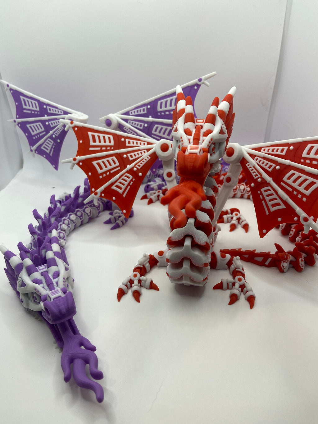 Flexi Mech Dragon - Fully Articulating - Multi-colored