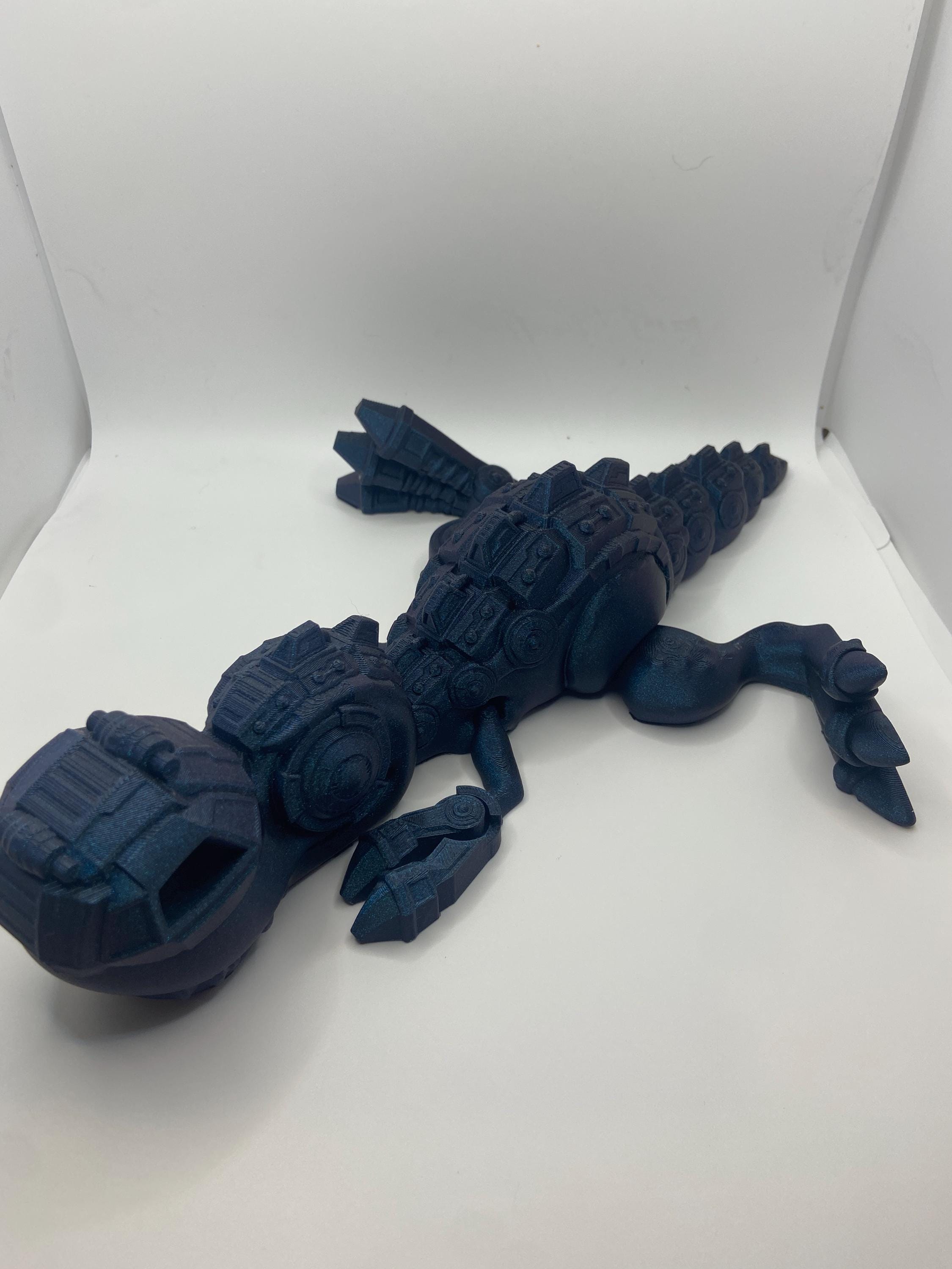Flexi Cyborg Dino - Fun Articulating Fidget Toy