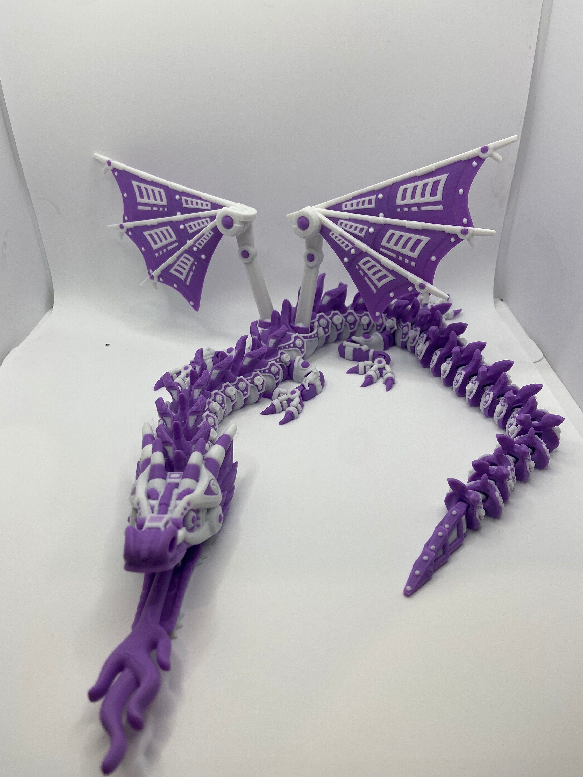 Flexi Mech Dragon - Fully Articulating - Multi-colored