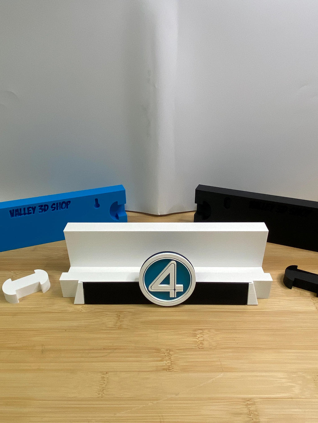 Modular Display Shelf System | Wall Mounted Collector | Expandable with Interchangeable Nameplate Option