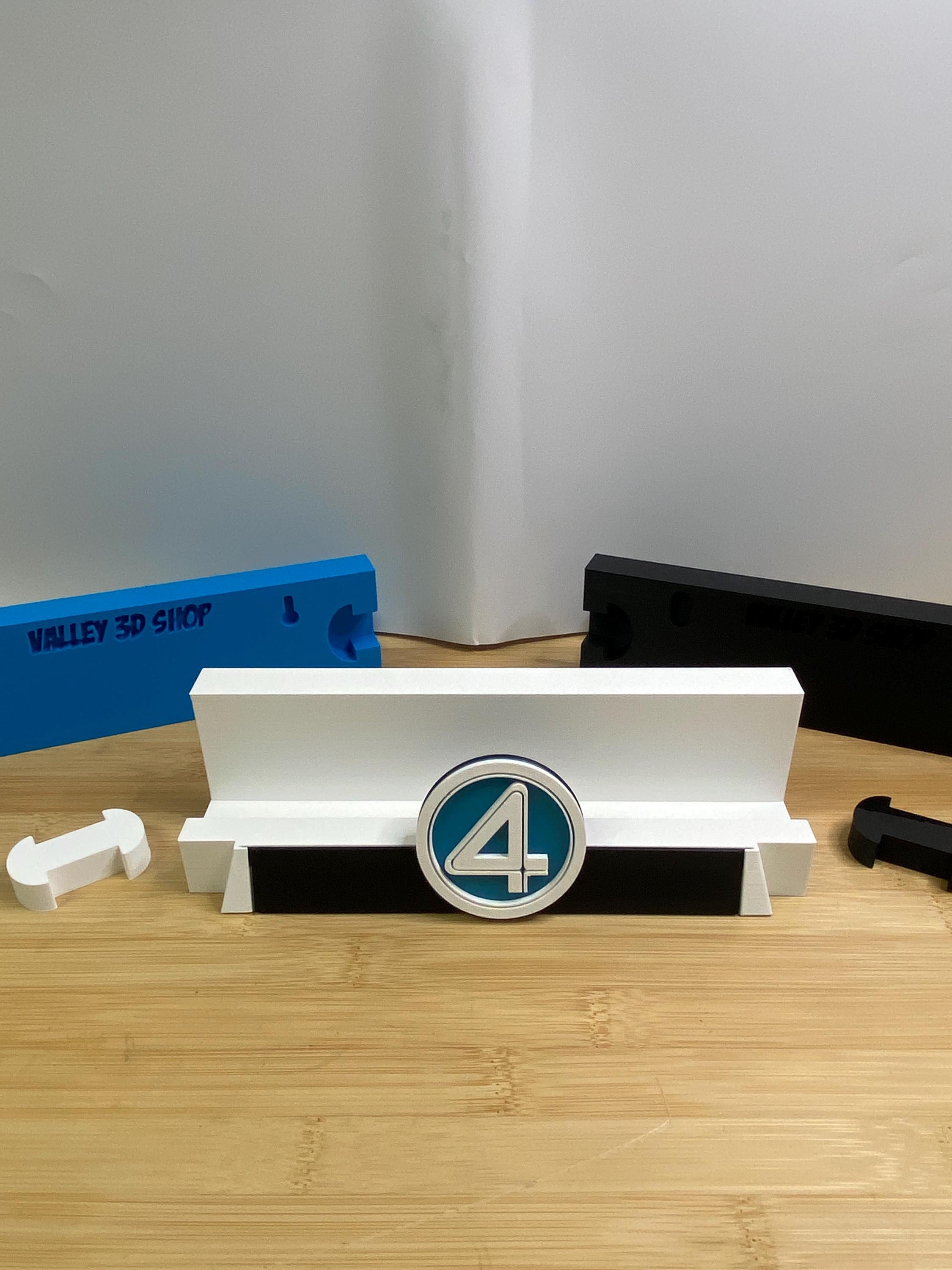 Modular Display Shelf System | Wall Mounted Collector | Expandable with Interchangeable Nameplate Option