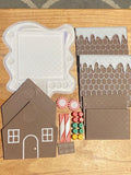 NO MESS Christmas Gingerbread House Kit! DIY!